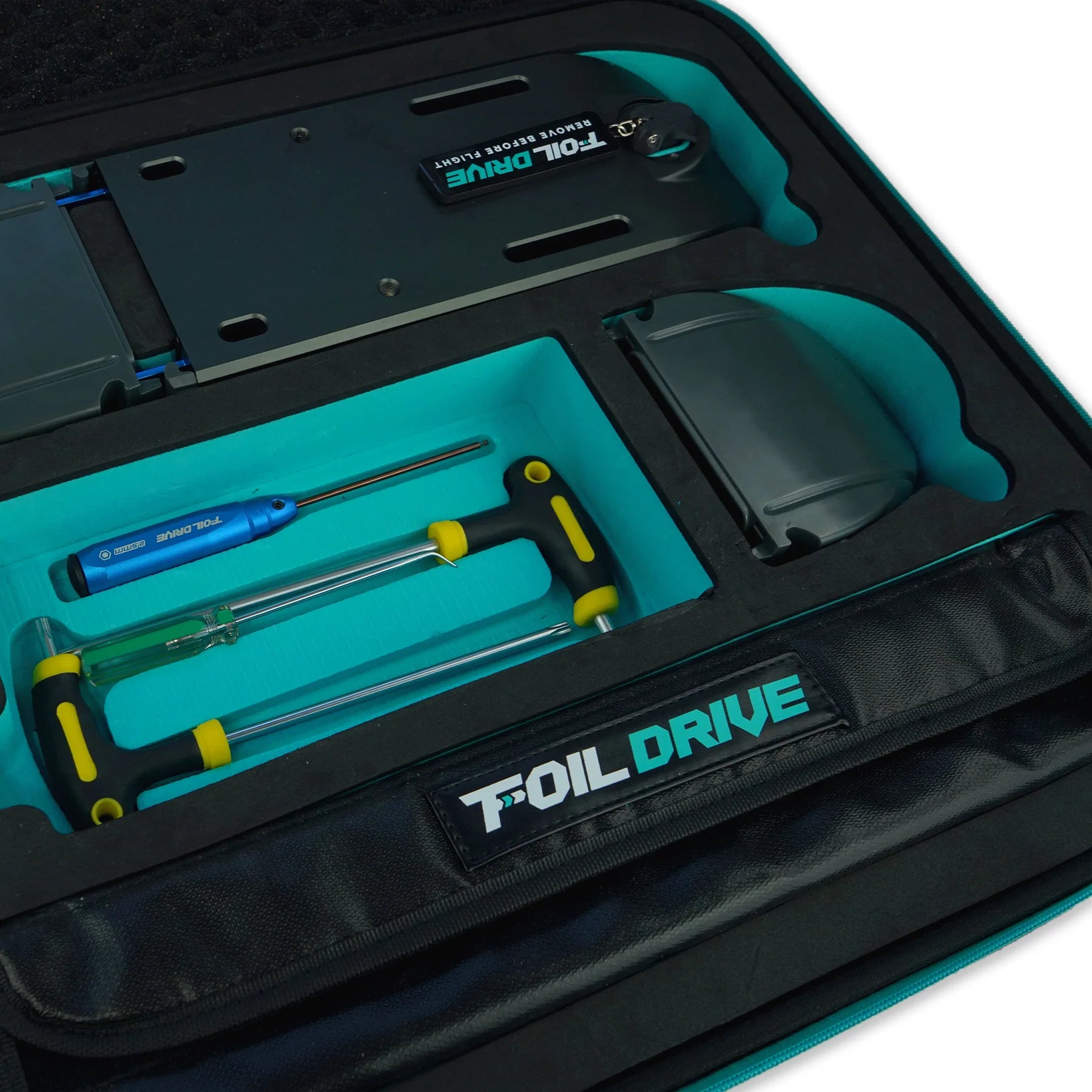 A picture of the foil drive assist max packed in a bag.