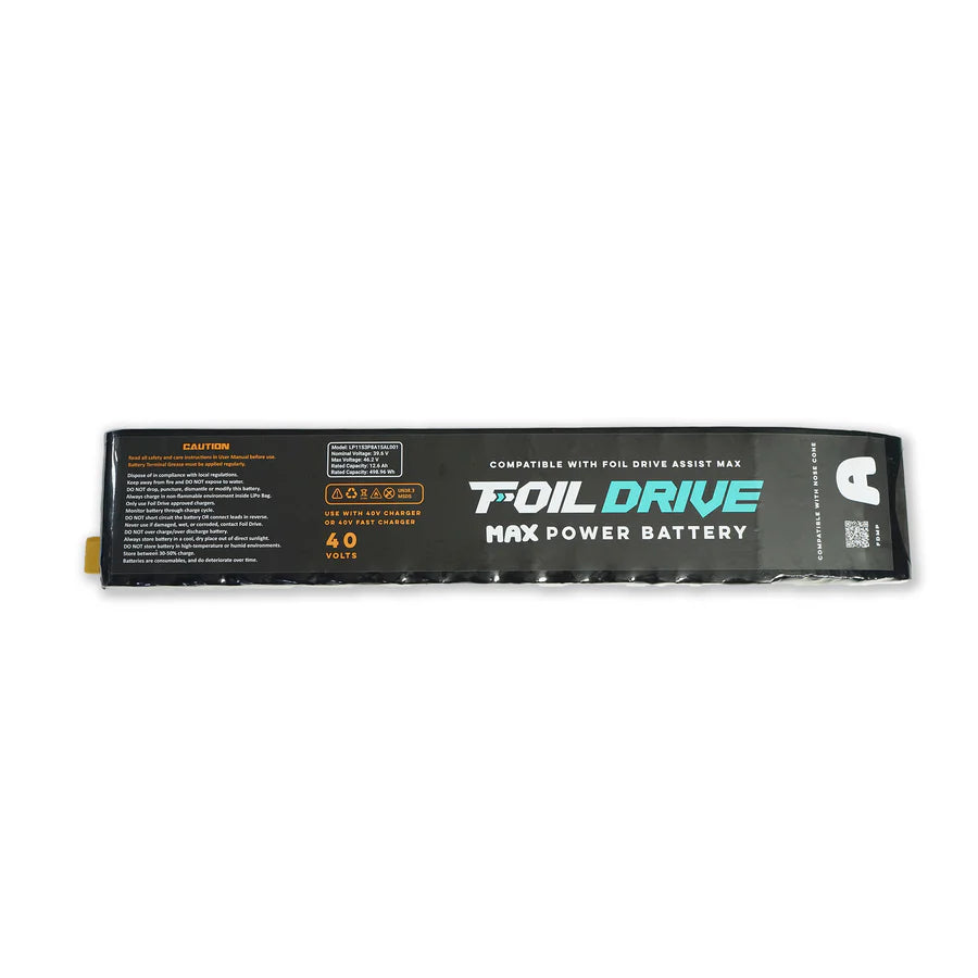 A product picture of the foil drive max power battery.