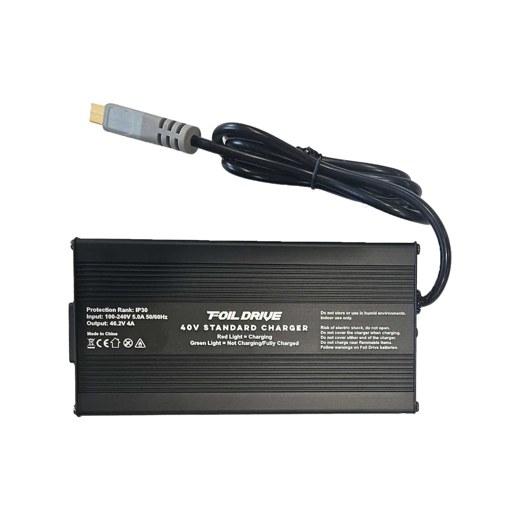 Una imagen limpia del producto Foil Drive 40v Standard Charger 4amp.