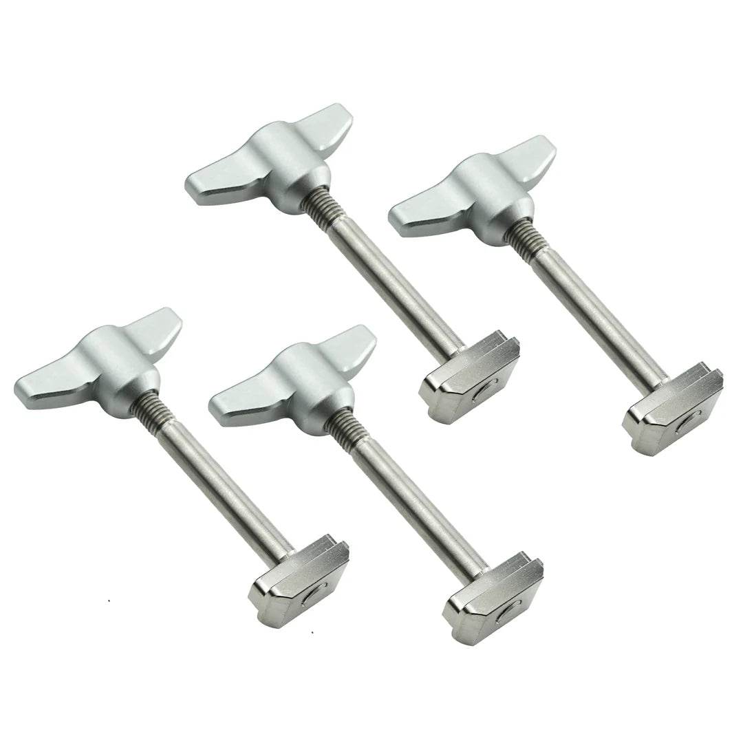 A clean product picture of the Hydrofoil Wingscrew Bolts Assist MAX Wingnut Set M7.