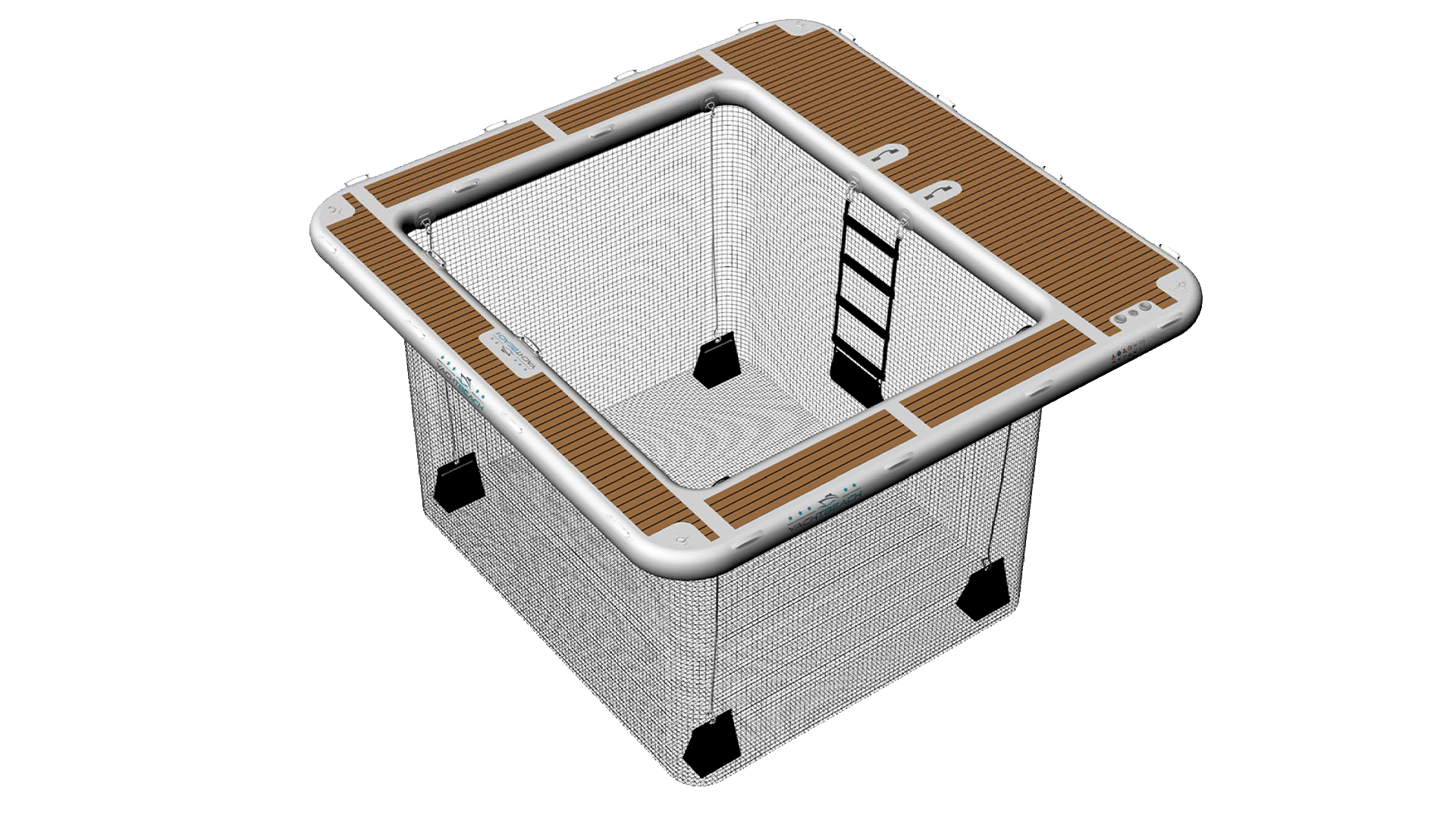 YACHTBEACH LUXURY POOL 4.1 X 4.1 X 0.2M DROPSTITCH