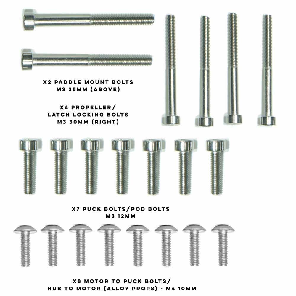 Kit de pernos de acero inoxidable - Assist Plus